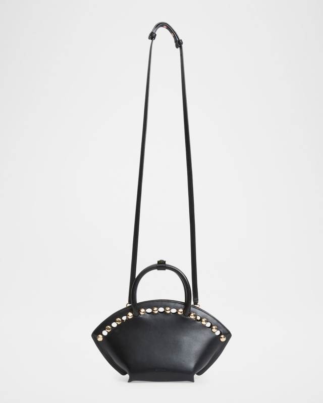 Amaya Small Studded Leather Tote Bag